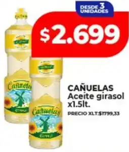 Supermayorista Vital Cañuelas aceite girasol oferta