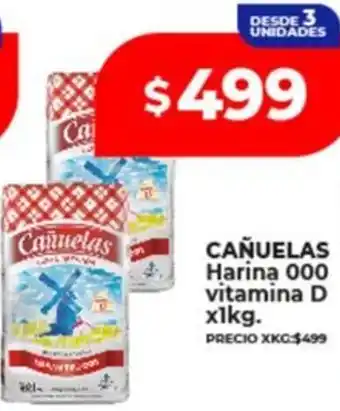 Supermayorista Vital Cañuelas harina 000 vitamina D oferta