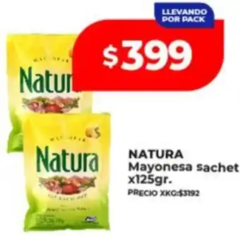 Supermayorista Vital Natura mayonesa sachet oferta