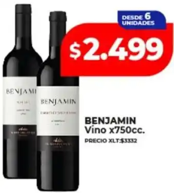 Supermayorista Vital Benjamin vino oferta