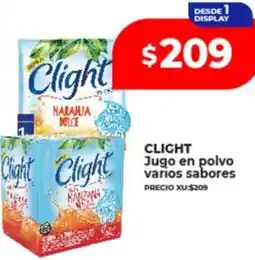 Supermayorista Vital Clight jugo en polvo varios sabores oferta