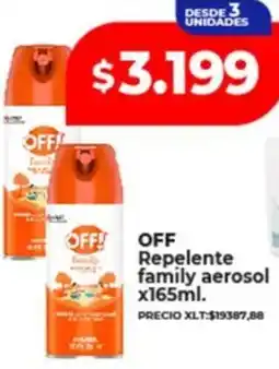 Supermayorista Vital OFF Repelente family aerosol oferta