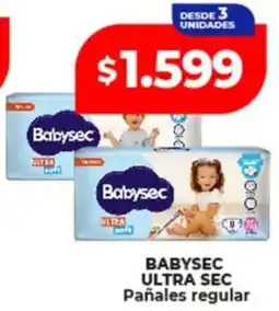 Supermayorista Vital Babysec ultra sec pañales regular oferta