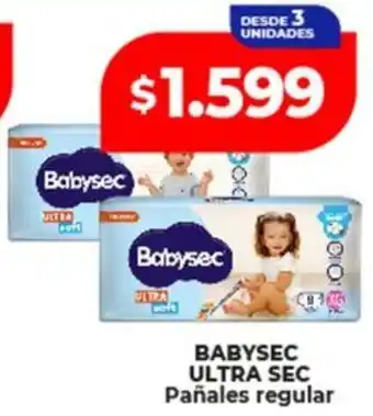 Supermayorista Vital Babysec ultra sec pañales regular oferta