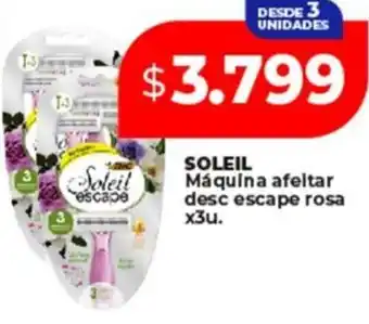 Supermayorista Vital Soleil máquina afeltar desc escape rosa oferta