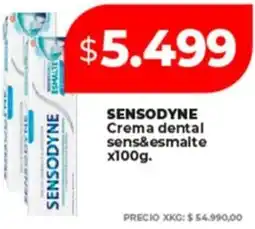 Supermayorista Vital Sensodyne crema dental sens&esmalte oferta