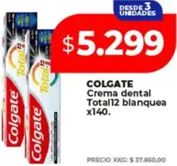 Supermayorista Vital Colgate crema dental total12 blanquea oferta