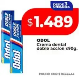 Supermayorista Vital Odol crema dental doble accion oferta