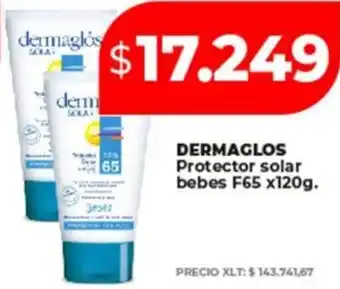 Supermayorista Vital Dermaglos protector solar bebes f65 oferta