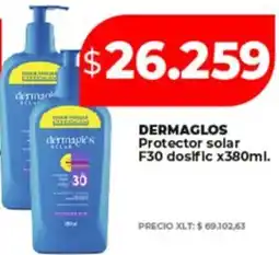 Supermayorista Vital Dermaglos Protector solar F30 dosific oferta