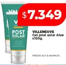 Supermayorista Vital Villeneuve gel post solar aloe oferta