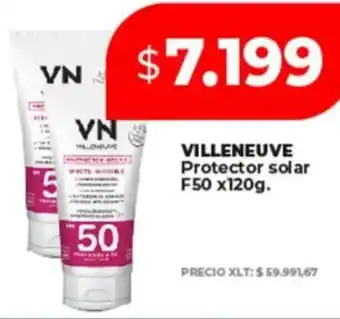 Supermayorista Vital Villeneuve protector solar  F50 oferta