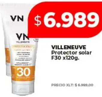 Supermayorista Vital Villeneuve protector solar F30 oferta