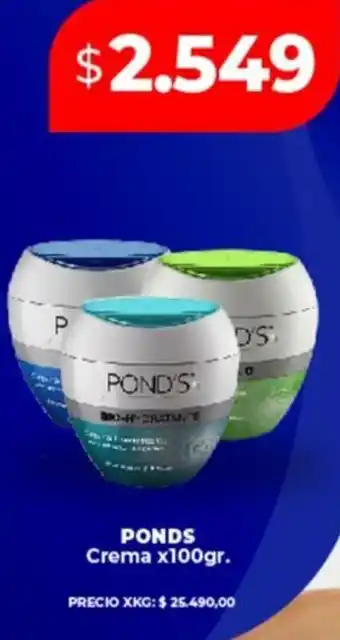 Supermayorista Vital Ponds crema oferta