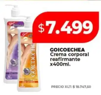 Supermayorista Vital Goicoechea crema corporal reafirmante oferta