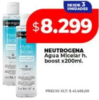 Supermayorista Vital Neutrogena agua micelar h. boost oferta