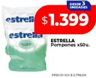 Supermayorista Vital Estrella pompones oferta