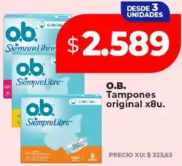 Supermayorista Vital O.B. Tampones original oferta