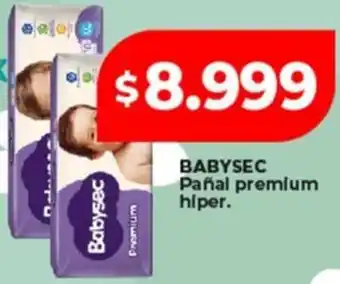 Supermayorista Vital BABYSEC Pañal premium hiper oferta