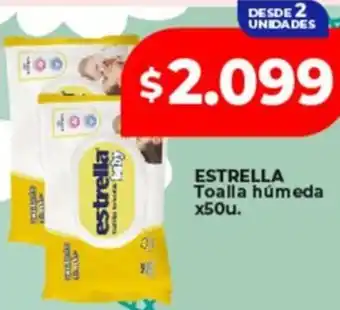 Supermayorista Vital Estrella toalla húmeda oferta