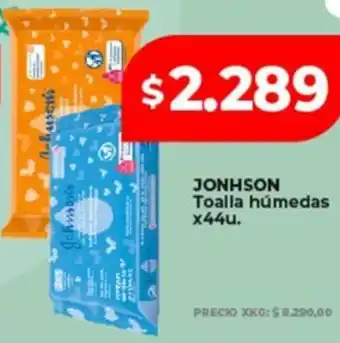 Supermayorista Vital Jonhson toalla húmedas oferta