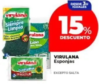 Supermayorista Vital Virulana esponjas oferta