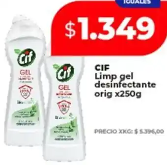 Supermayorista Vital Cif limp gel desinfectante orig oferta