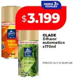 Supermayorista Vital Glade difusor automatico oferta