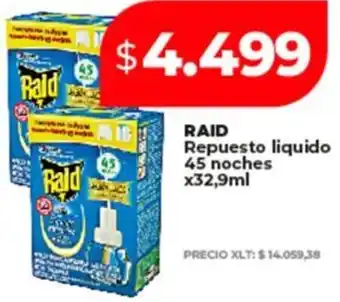 Supermayorista Vital RAID Repuesto liquido oferta