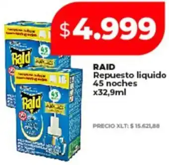 Supermayorista Vital Raid repuesto liquido oferta