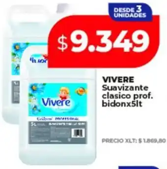 Supermayorista Vital Vivere suavizante clasico prof. bidon oferta