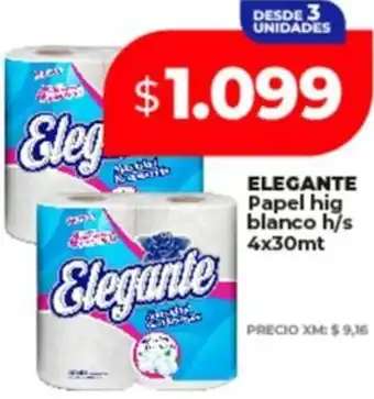 Supermayorista Vital Elegante papel hig blanco oferta