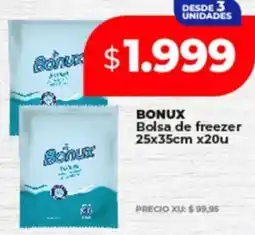 Supermayorista Vital Bonux bolsa de freezer oferta