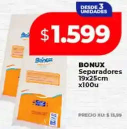 Supermayorista Vital Bonux separadores oferta