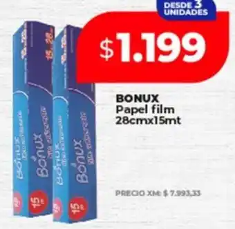 Supermayorista Vital Bonux papel film oferta