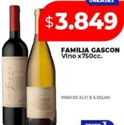 Supermayorista Vital Familia gascon vino oferta