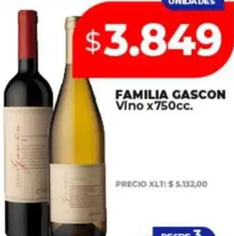 Supermayorista Vital Familia gascon vino oferta