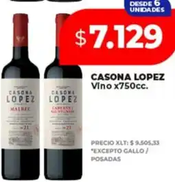 Supermayorista Vital Casona lopez vino oferta