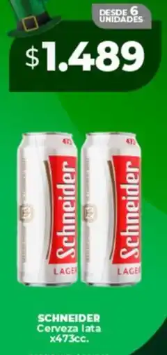 Supermayorista Vital Schneider cerveza lata oferta