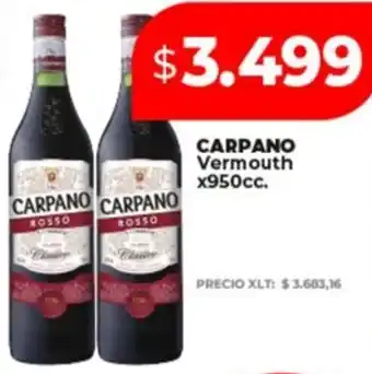 Supermayorista Vital Carpano vermouth oferta