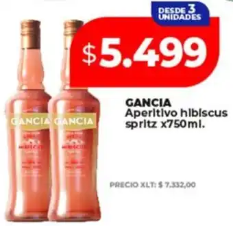 Supermayorista Vital Gancia aperitivo hibiscus spritz oferta