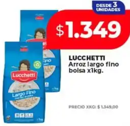 Supermayorista Vital Lucchetti arroz largo fino bolsa oferta