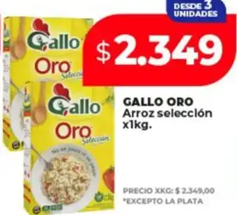 Supermayorista Vital Gallo oro arroz selección oferta