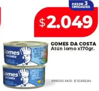 Supermayorista Vital Gomes da costa atún lomo oferta