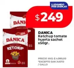 Supermayorista Vital Danica ketchup tomate huerta sachet oferta