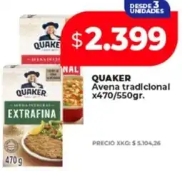 Supermayorista Vital Quaker avena tradicional oferta