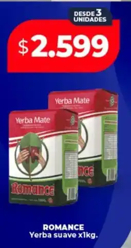 Supermayorista Vital Romance yerba suave oferta