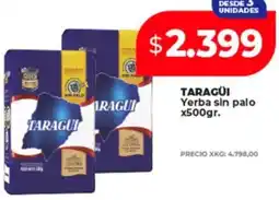 Supermayorista Vital Taragüi yerba sin palo oferta