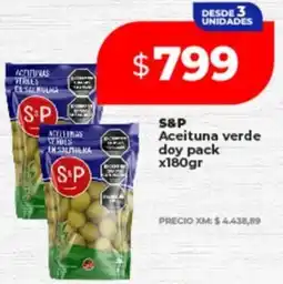 Supermayorista Vital S&P Aceituna verde doy pack oferta