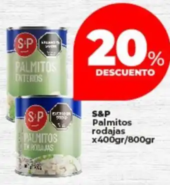 Supermayorista Vital S&P Palmitos rodajas oferta